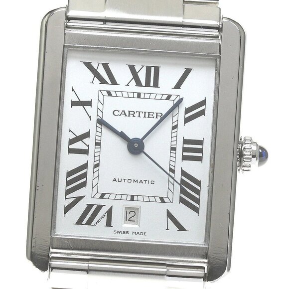 CARTIER Tank solo XL W5200028 Date Silver Dial Automatic Men\'s Watch main image 5